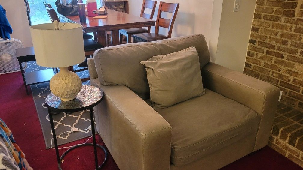Gray Oversized Chair