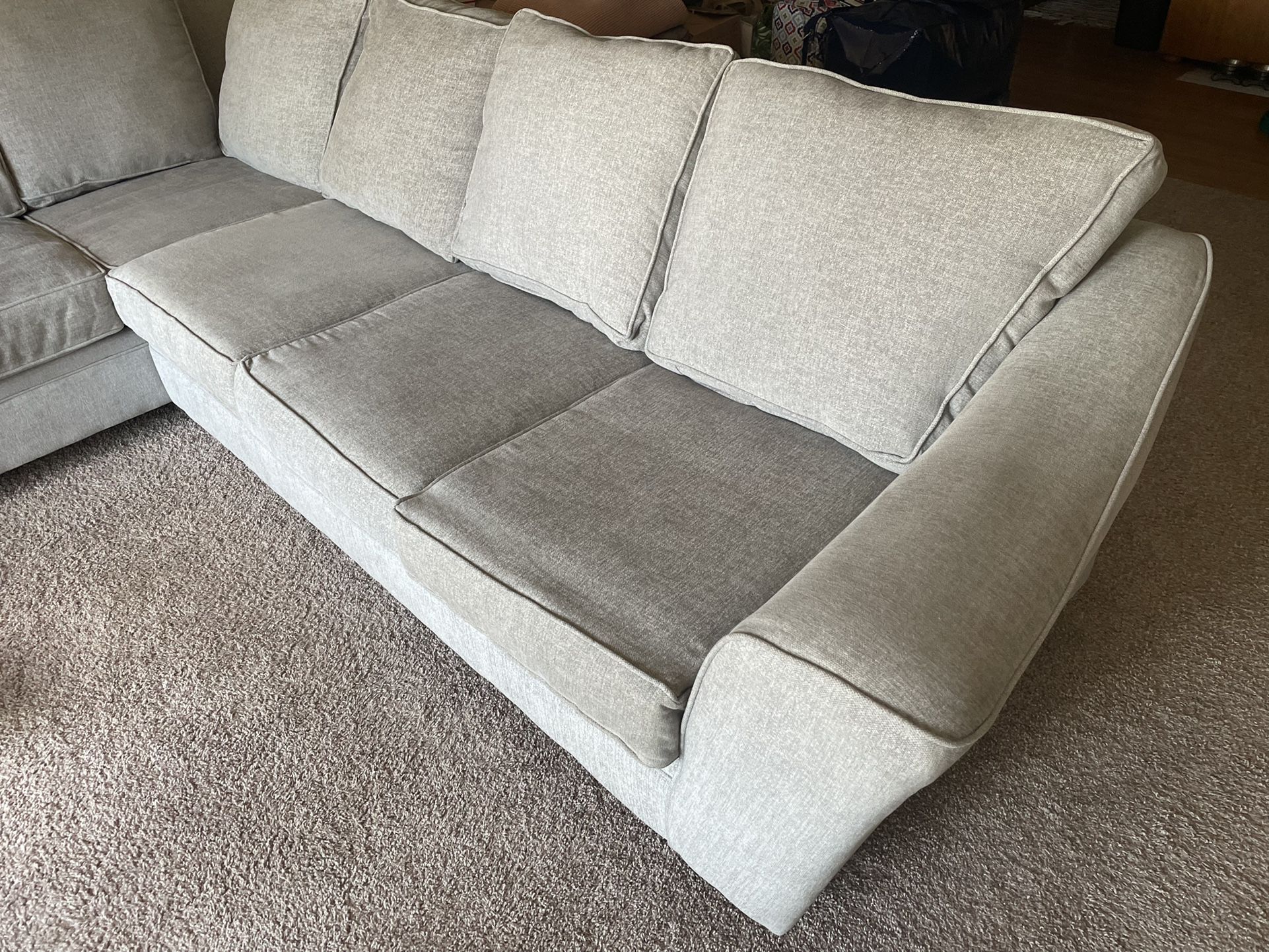 Minhas Sectional Sofa (Grey)