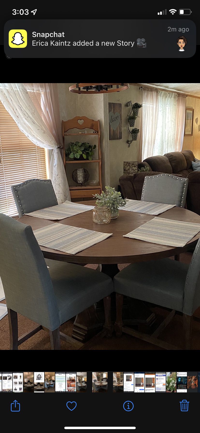 Round Dining Room Table Set