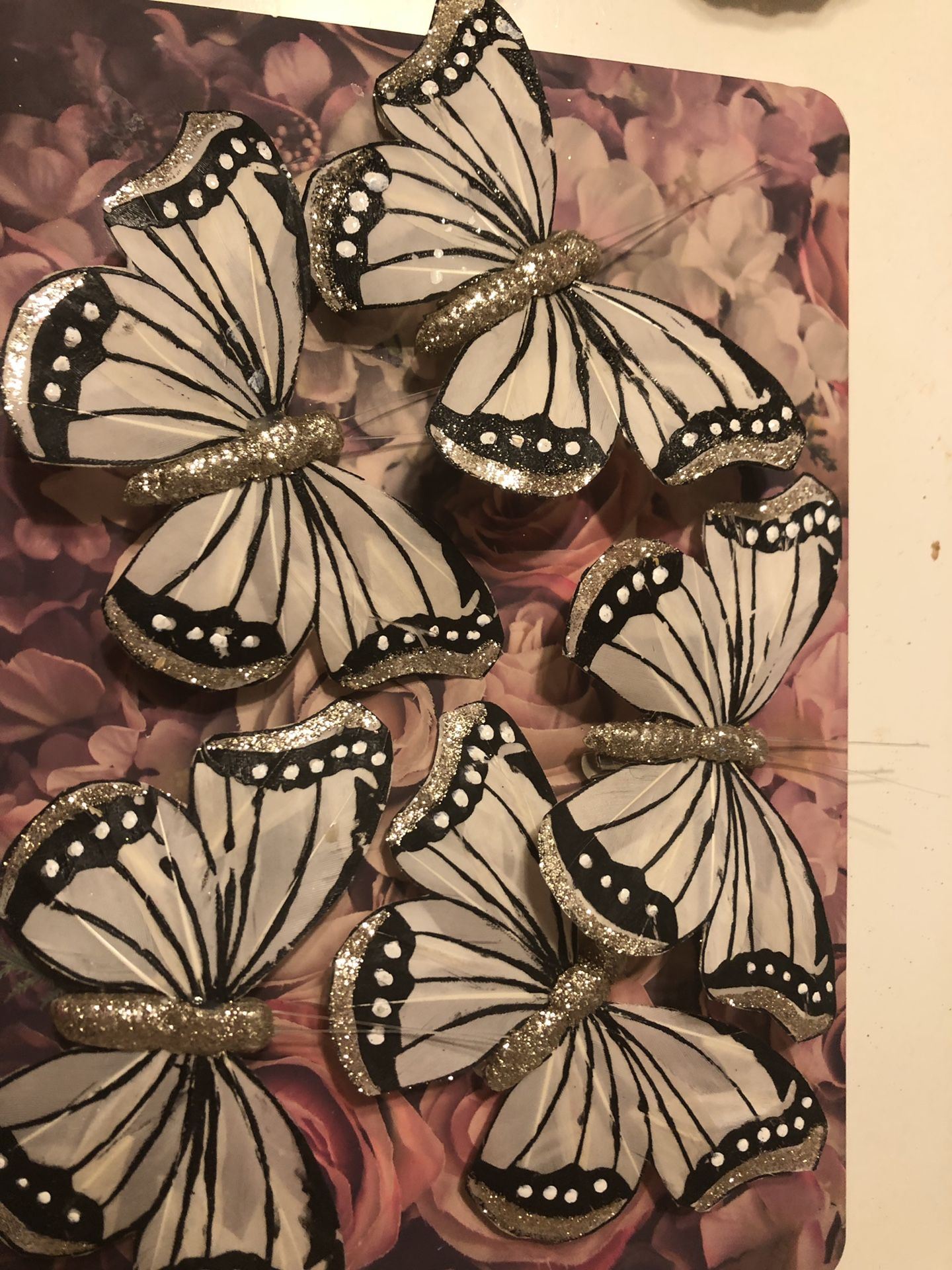 Christmas butterflies