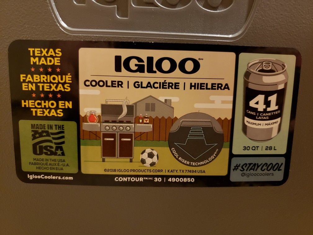 Igloo cooler