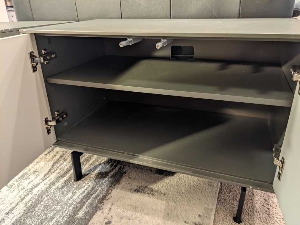 2 Mid Century Modern Storage TV Stands