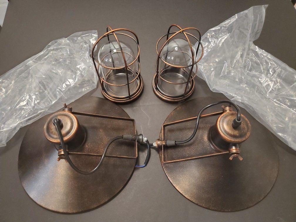 Lamps Rustic Industrial Kitchen lamps set