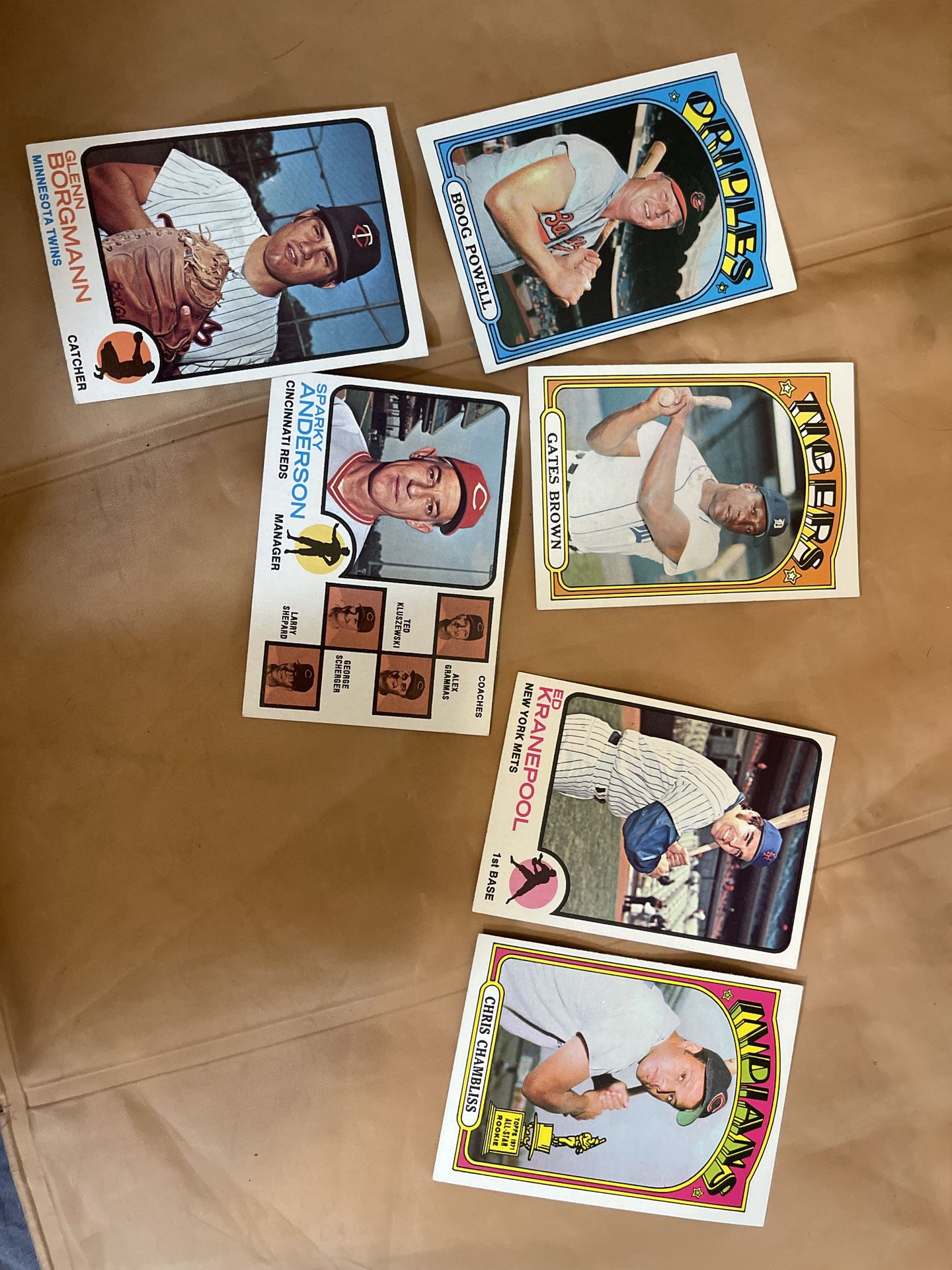 Box Of Baseball Cards Mostly 1970’s