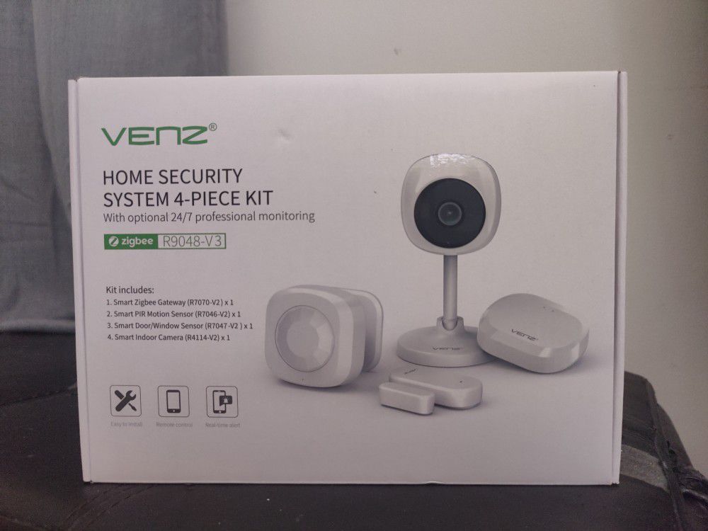 Venz 4 Piece Wireless Home Security System