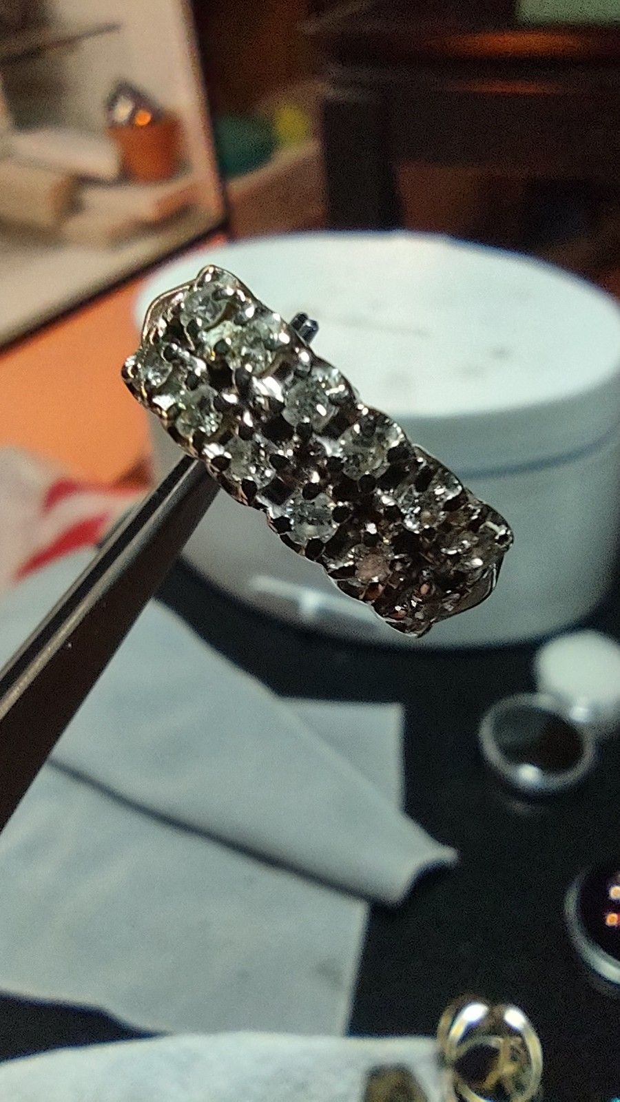 14k White Gold Diamond Ring