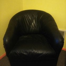 Leather Swivel Rocking Chair Thumbnail
