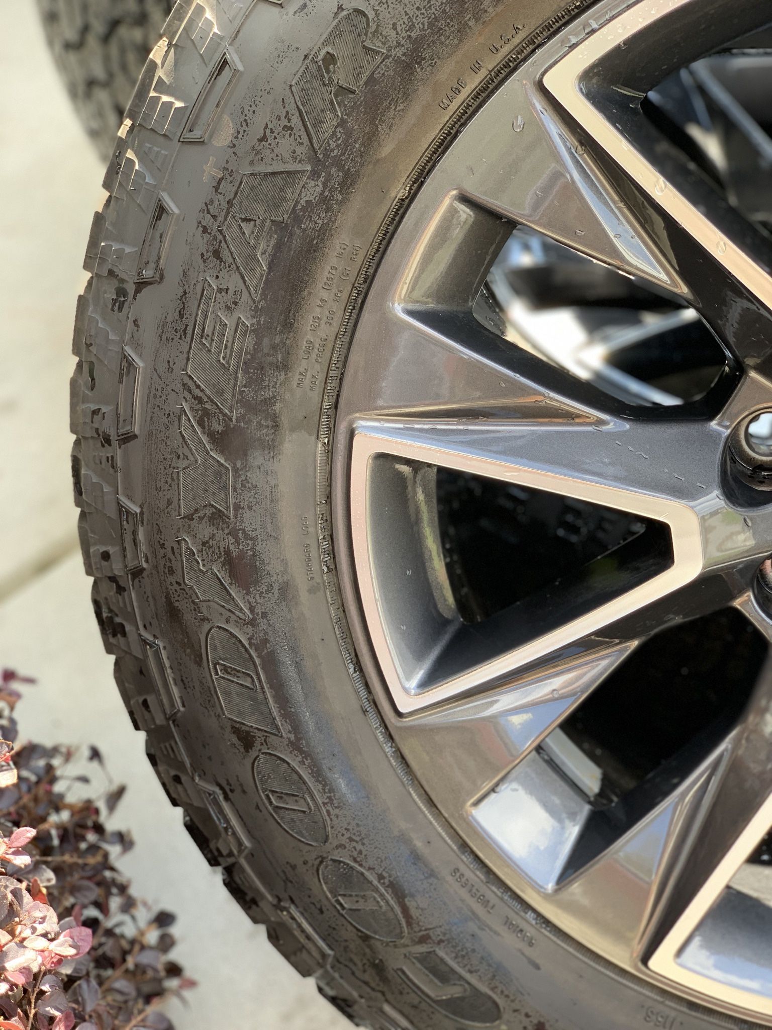 SET OF WHEELS AND TIRES 20”
