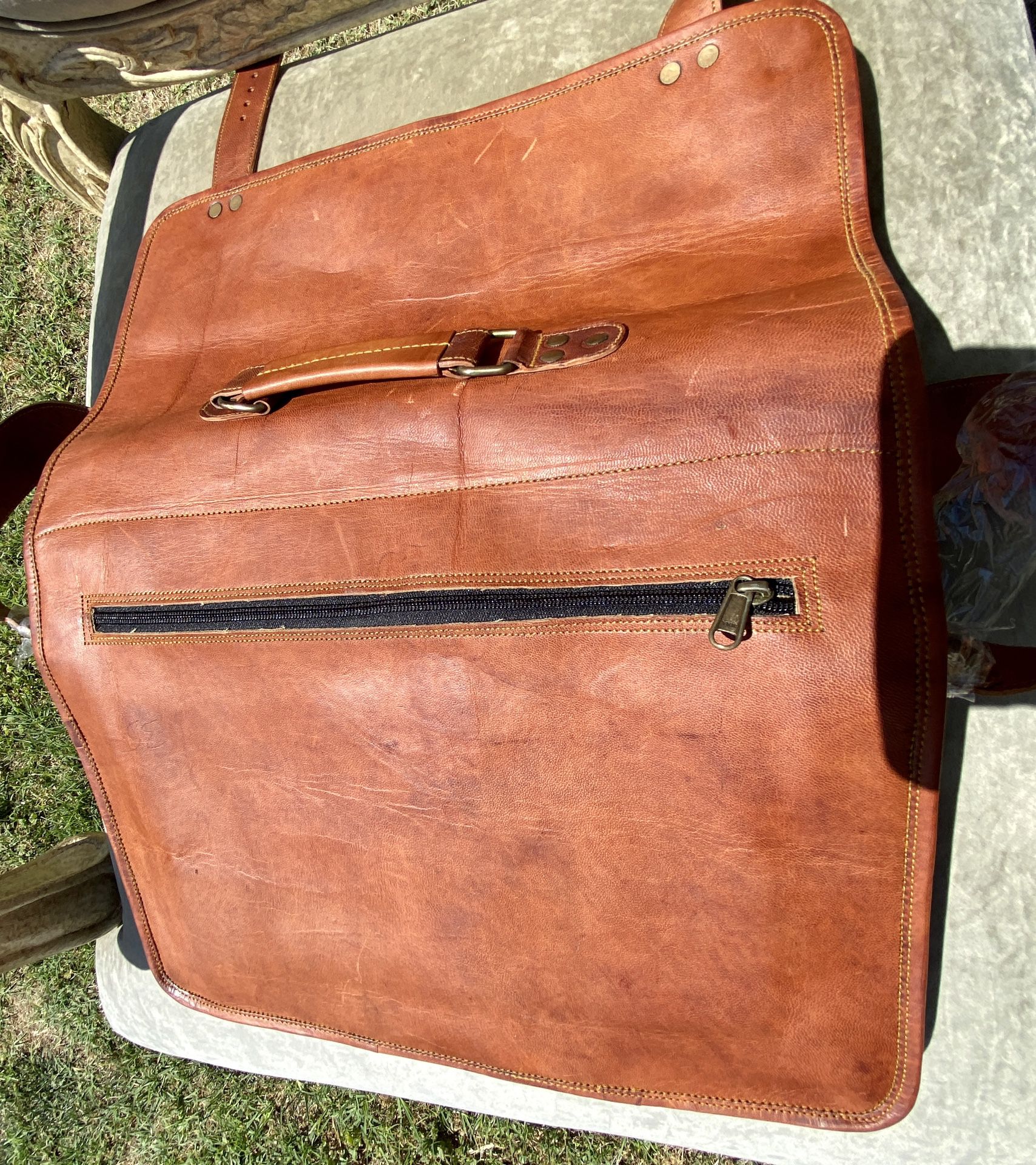 Komal’s Passion leather satchel