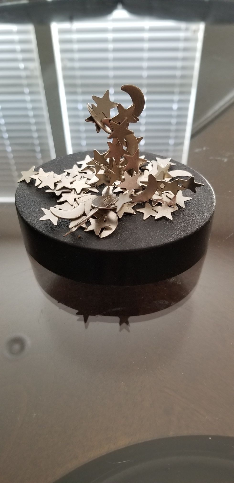 Star and Moon magnet paper weight