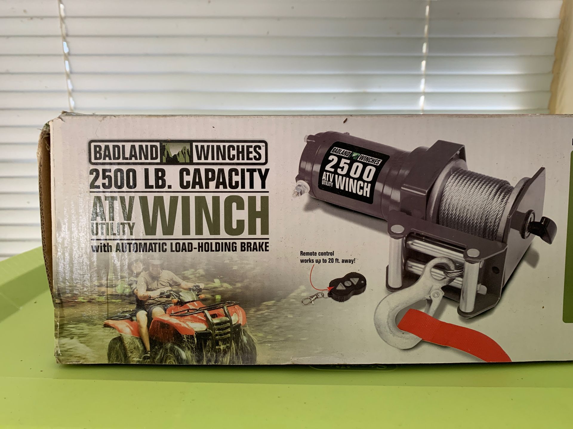 Atv 2500 lb utility winch