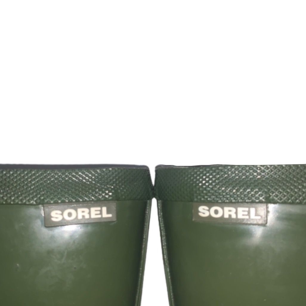 MSRP $130 Sorel Rain Boots — Women’s Sorel Size 8 Joan Short Rainboots Shoes Rubber Army Green (Outdoors Clothes) Spring & Summer, Comfortable Hiking