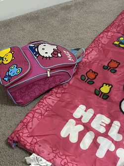 Hello kitty toddler sleeping bag with backpack Thumbnail