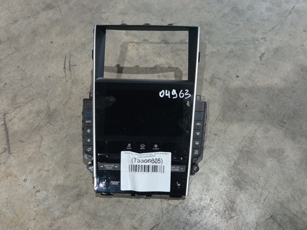 A/C Control Switch For 2014 Infiniti Q50 Stock 04963
