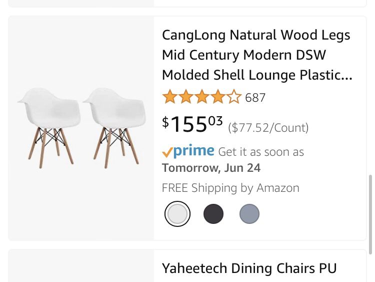 Mid Century Modern Chairs - Pair