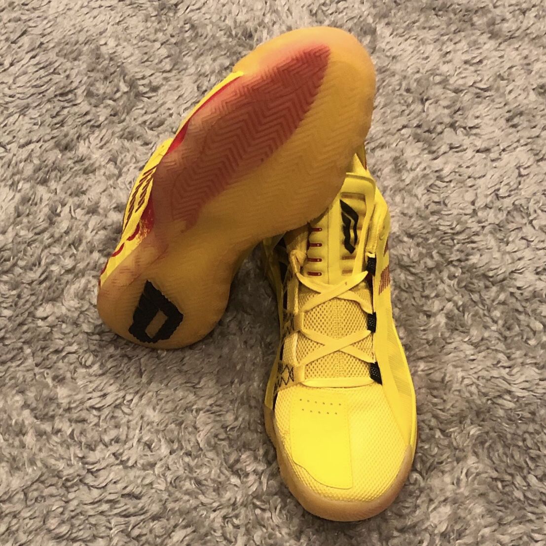 Adidas Dame Damian Lillard 6 Hot Rod Basketball Shoes Size 11.5