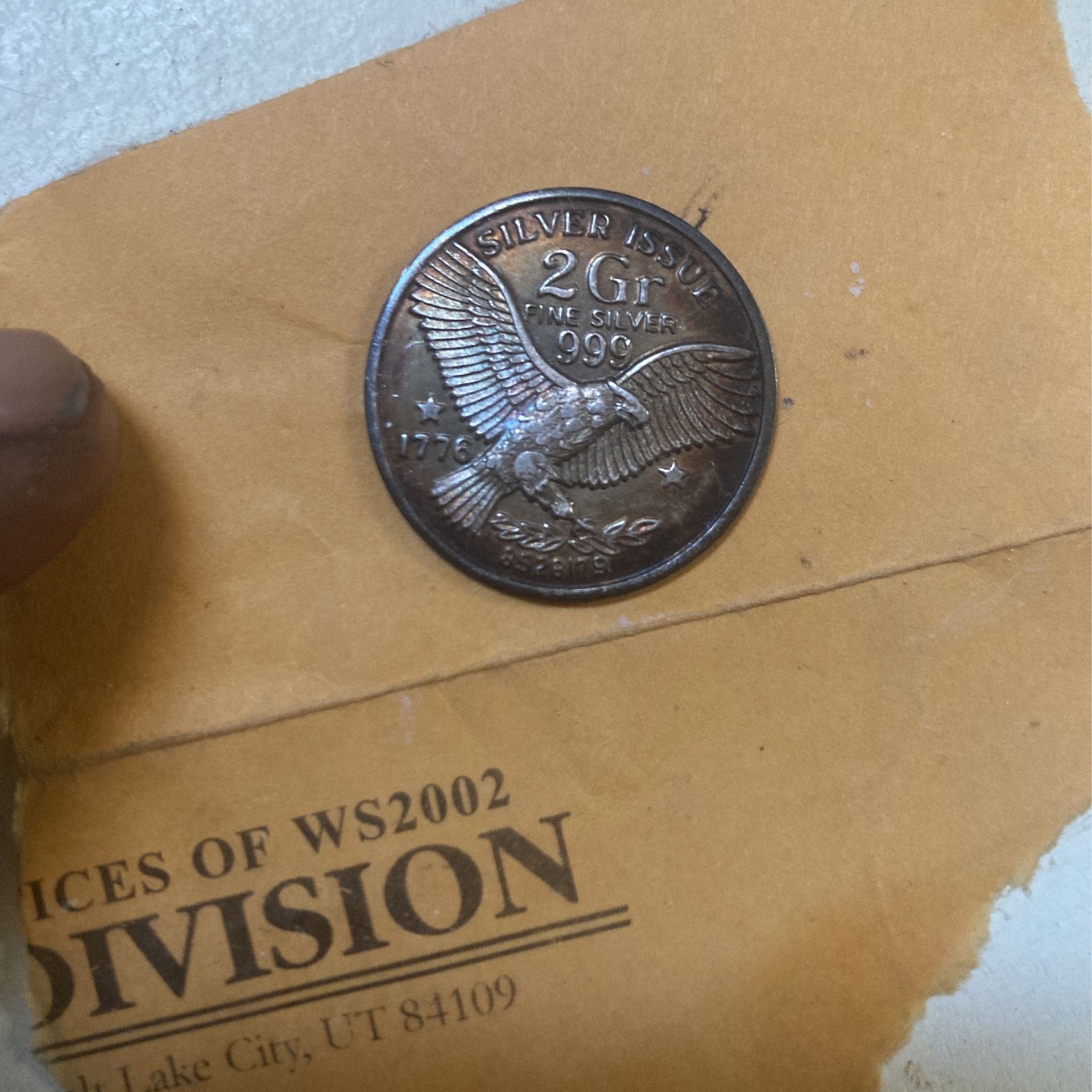 2 Gram Fine Sliver Coin