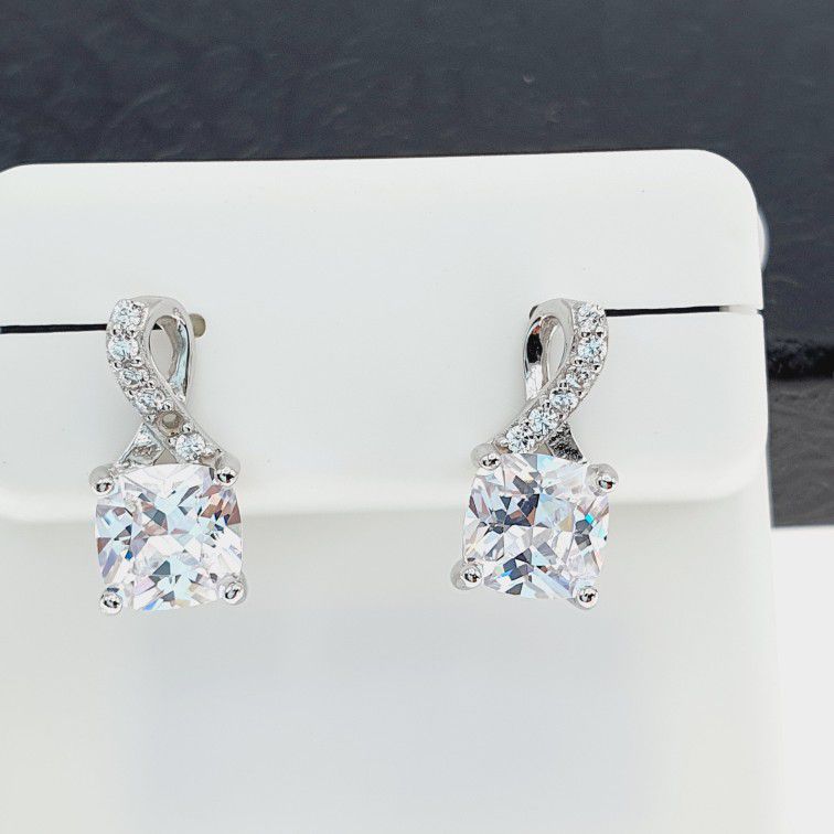 925 sterling silver luxury CZ earrings for women/girls, Best for gift,  RJUS2173 for Sale in Rutherford, NJ - OfferUp