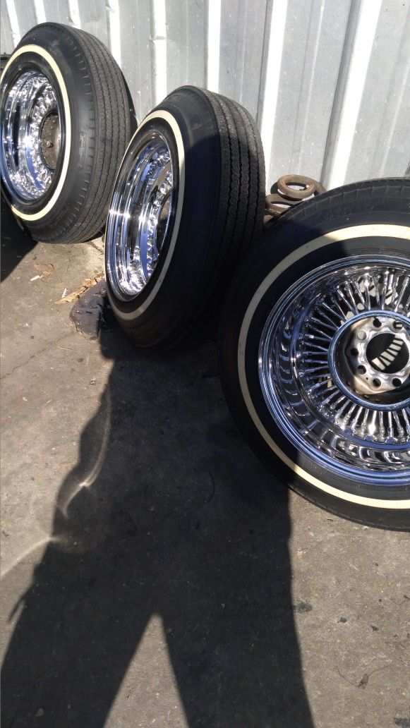 Lowrider, 14x7 McLean wire Wheels for Sale in Riverside, CA OfferUp