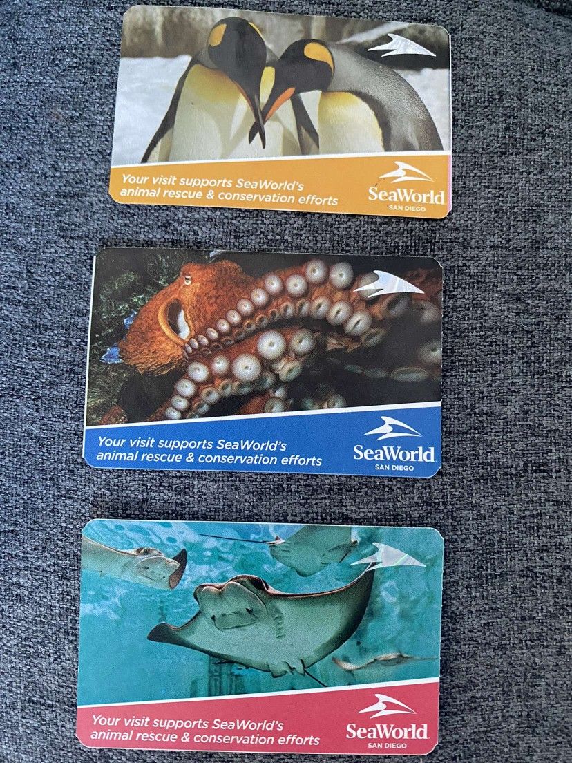 Seaworld Tickets (3)