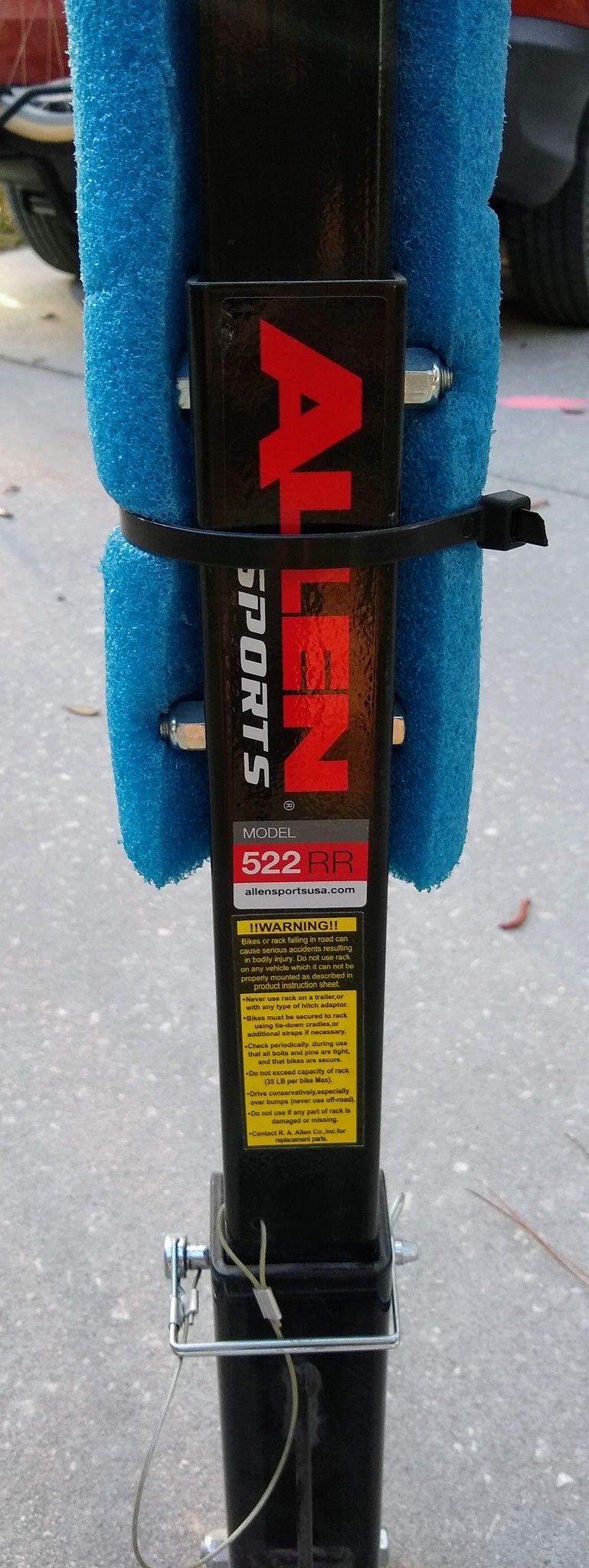 Allen Sports 2 bike, hanging car rack