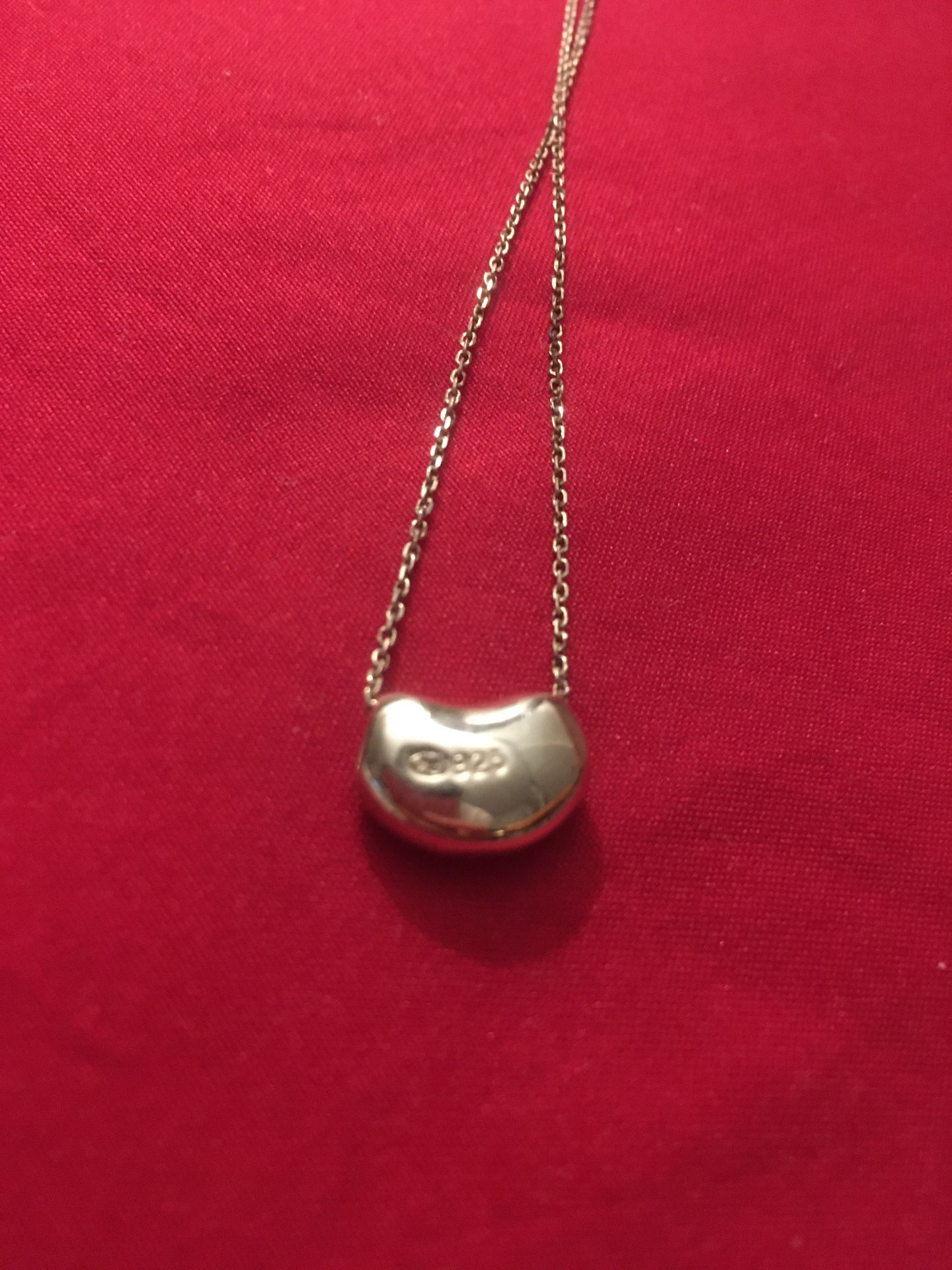 Authentic Tiffany & Co Bean necklace 