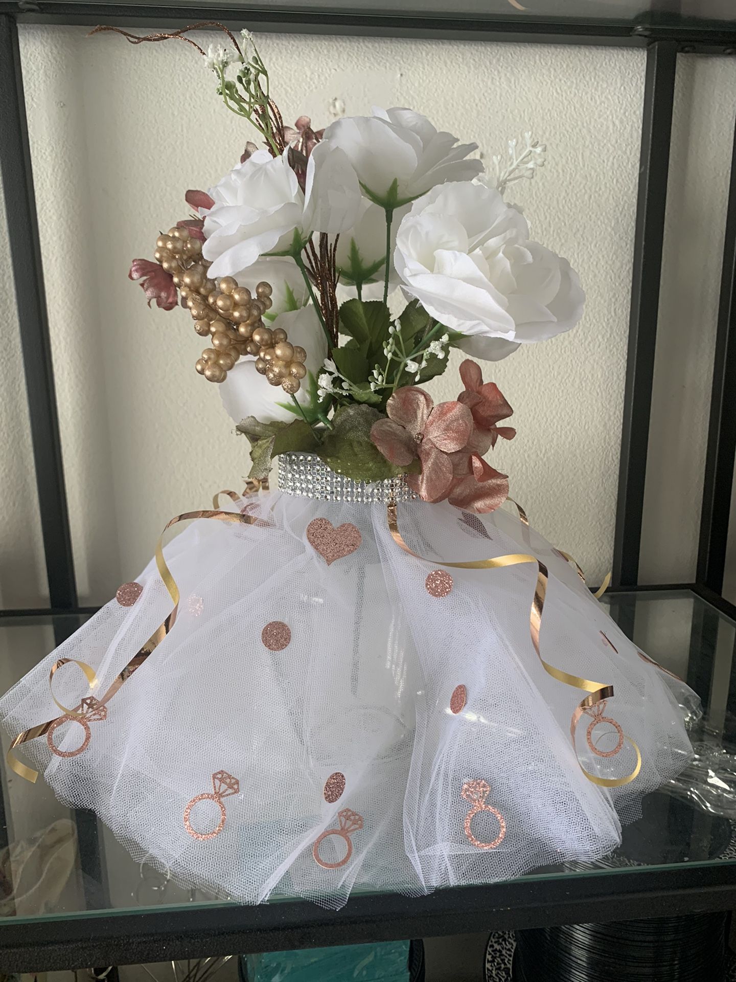 Custom Made Bridal Shower Centerpieces