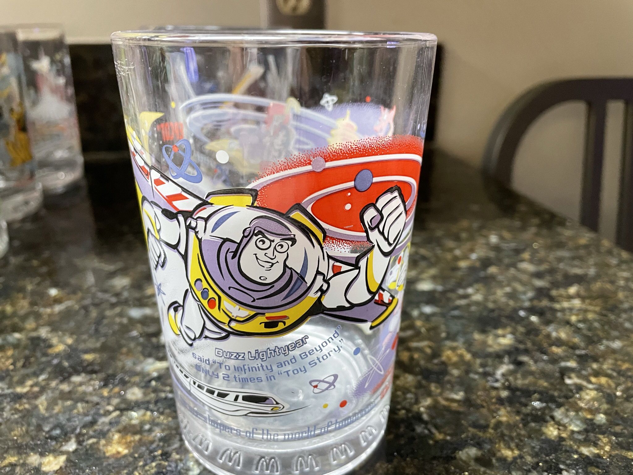 Disney Glasses Commemorative By McDonalds In The 1990s