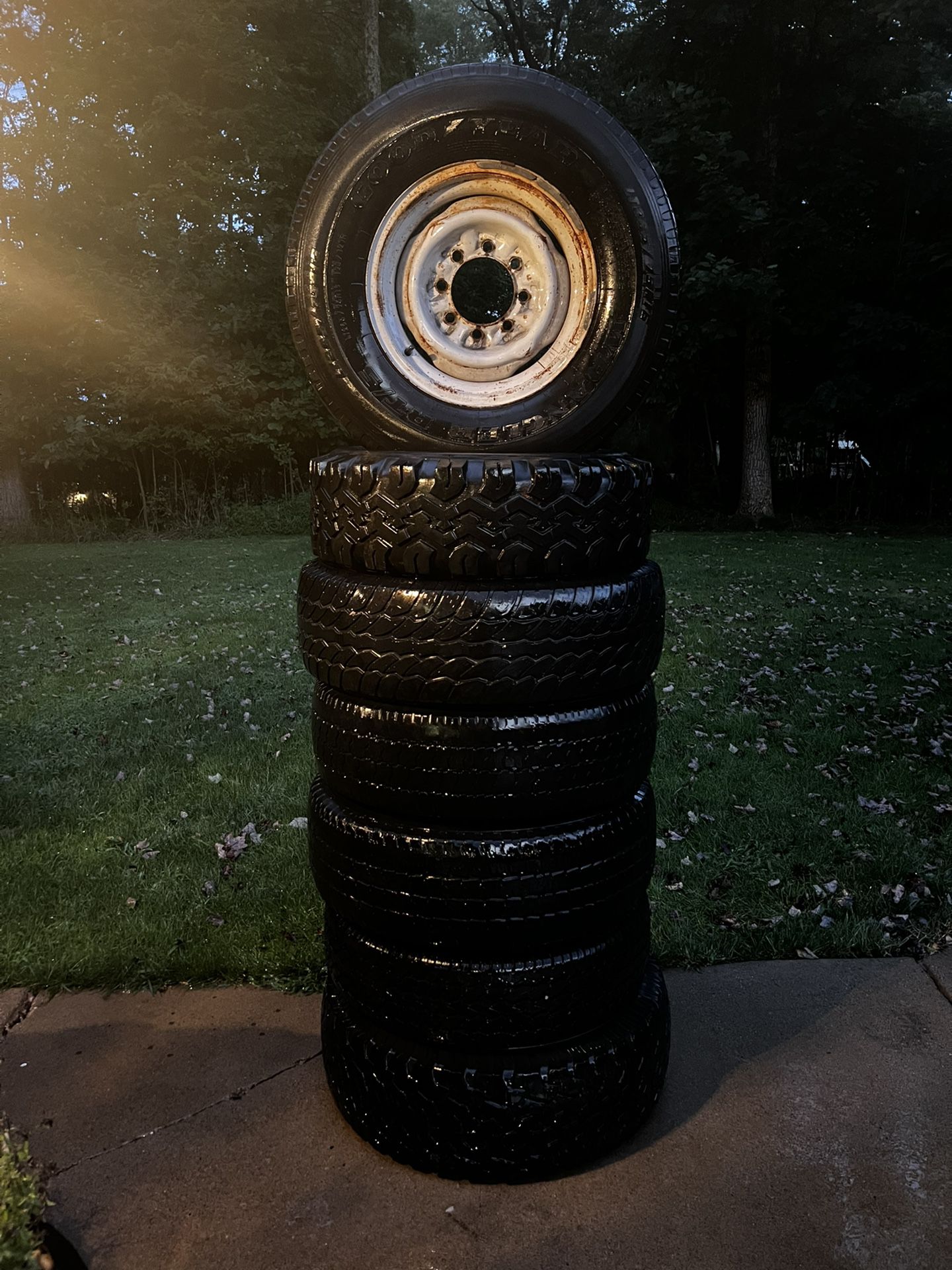 16” Steel Wheels & Tires (8x6.5)