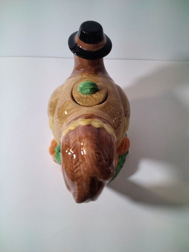 A Very Cute Turkey Tea Pot .