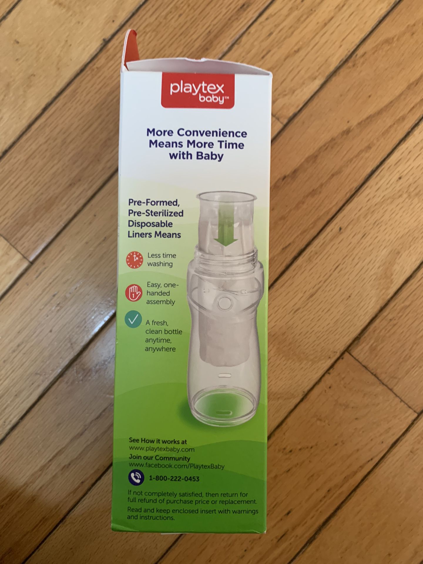 Baby Bottle With Dropins Liners 8-10oz For 3months+