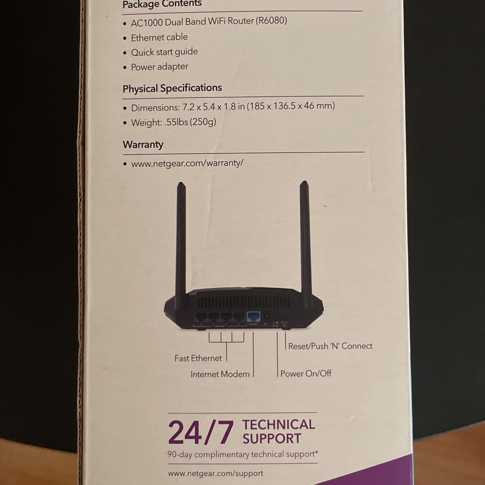 Net gear Ac1000 Dual Band Wifi Router