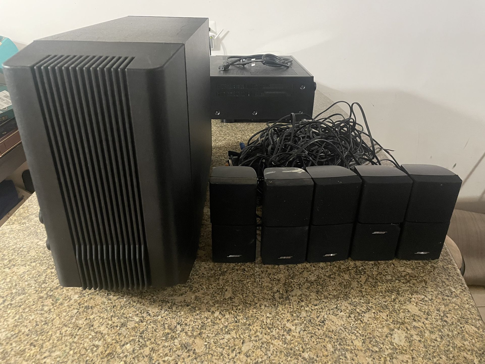 Bose Acoustmass 15 Full System With All Connectiontions