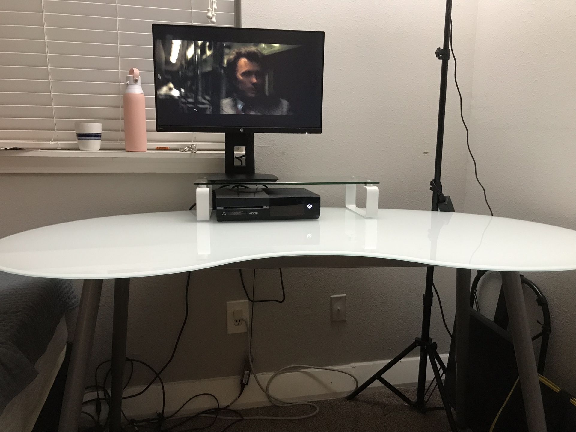 Desk and Gaming Chair