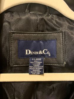 Denim & Co Signiture Leather Jacket! Thumbnail