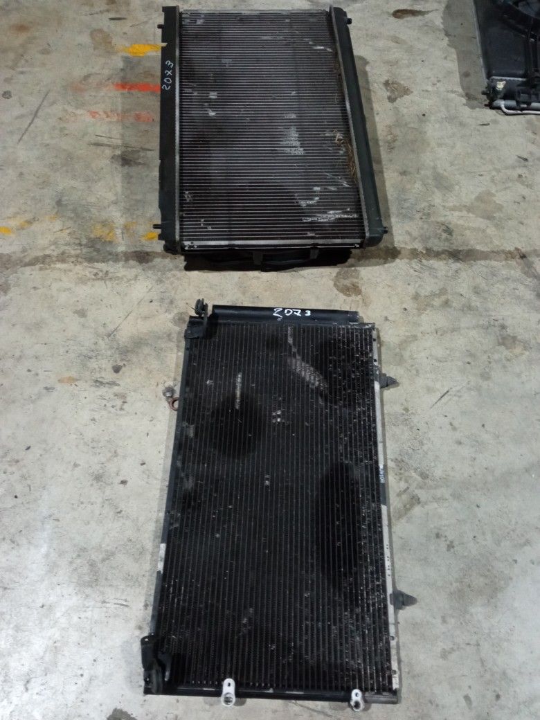 Radiator, Condenser And Fan For 2006 Toyota Camry Stock 52073