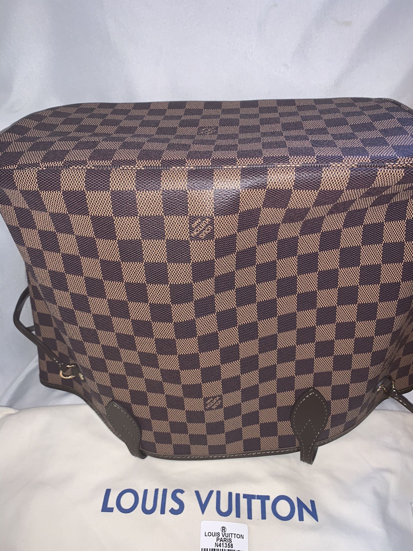 Brand New Louis Vuitton Ebene Damier Cherry interior MM Handbag 🔥 (now available)