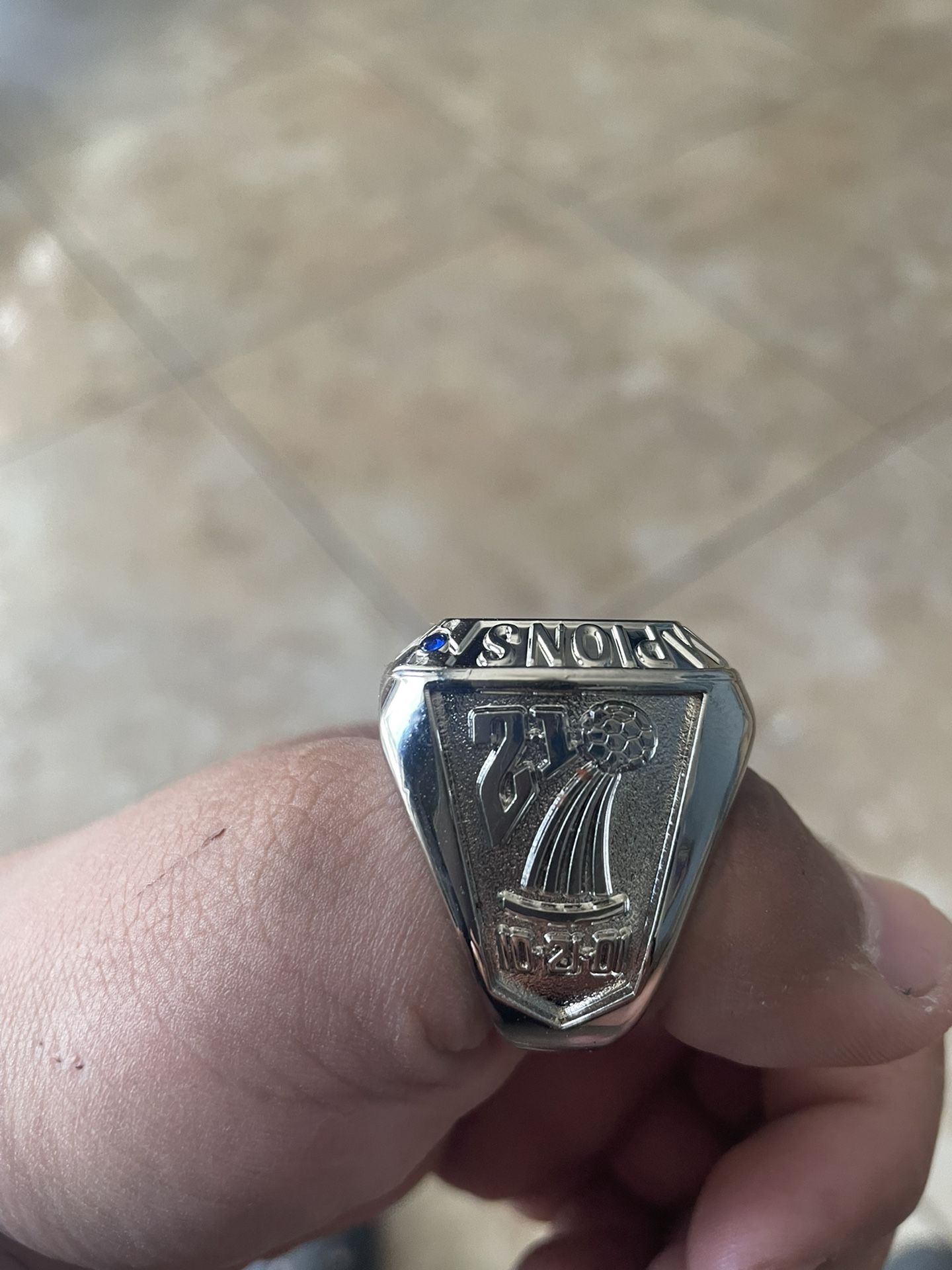 San Jose Earthquakes 2001 Championship Ring
