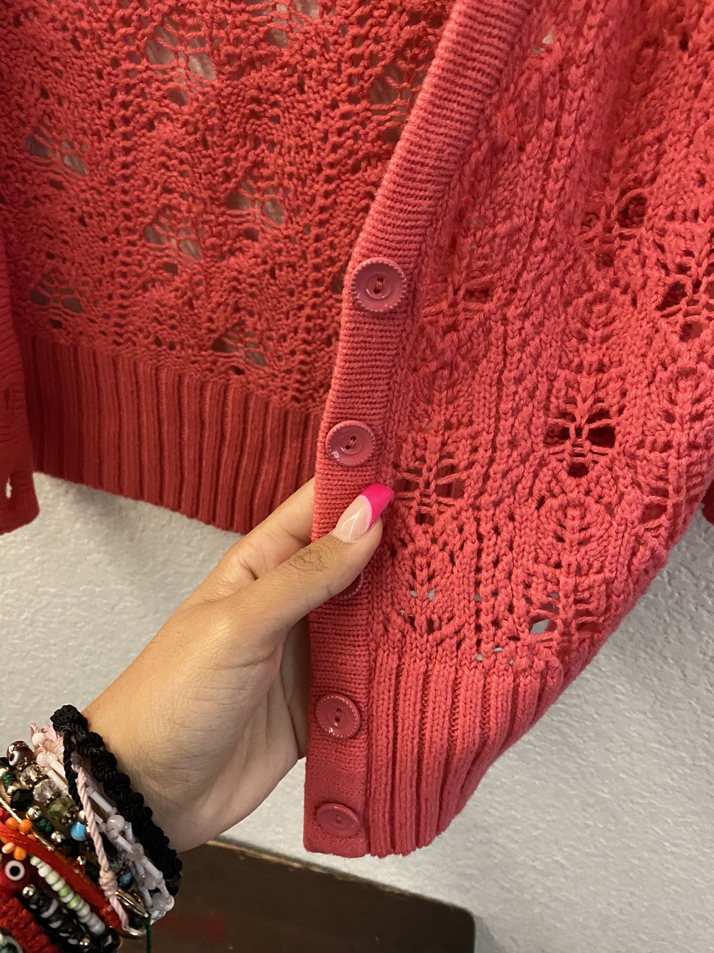 Fuchsia Cardigan
