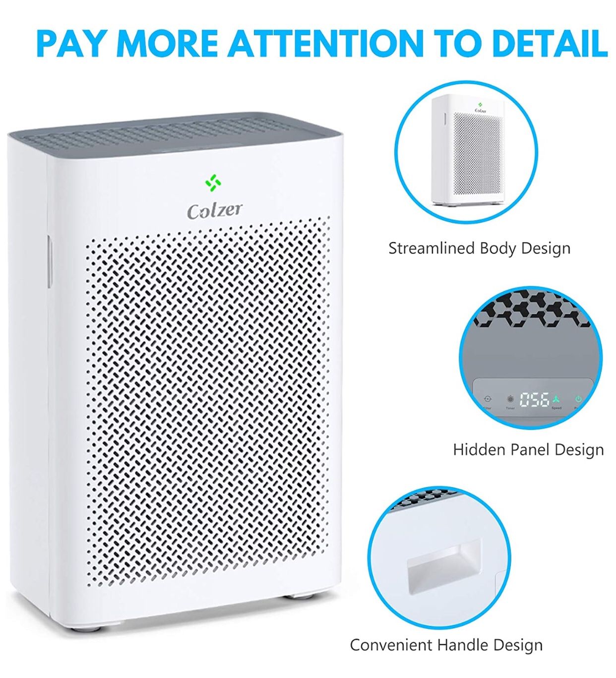 Air Purifier with True HEPA Air Filter