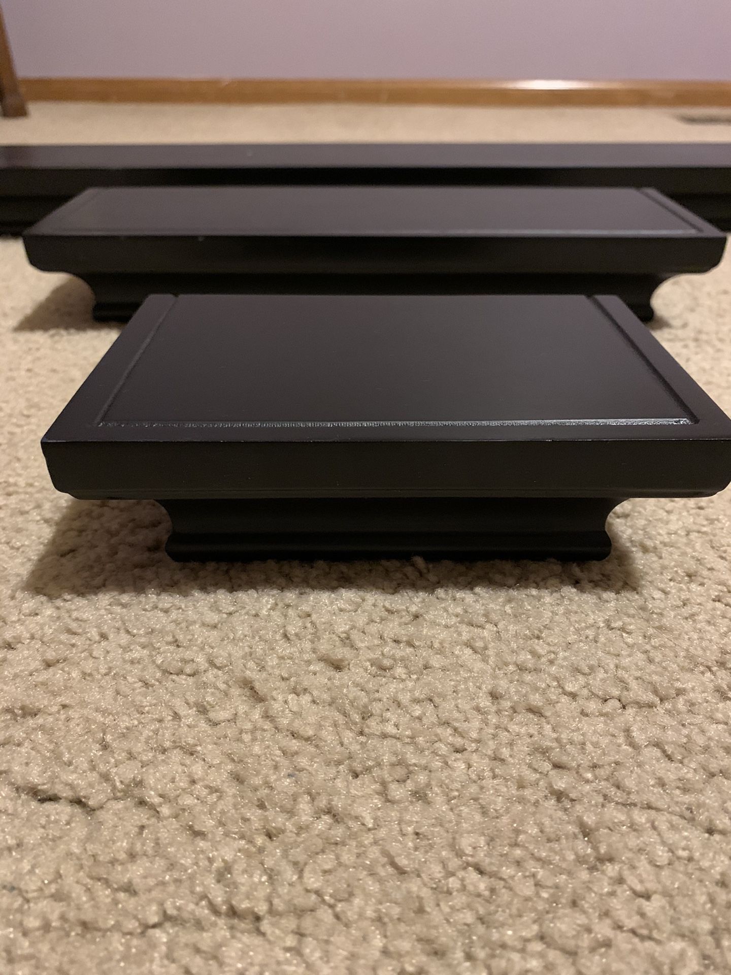 3 floating shelves