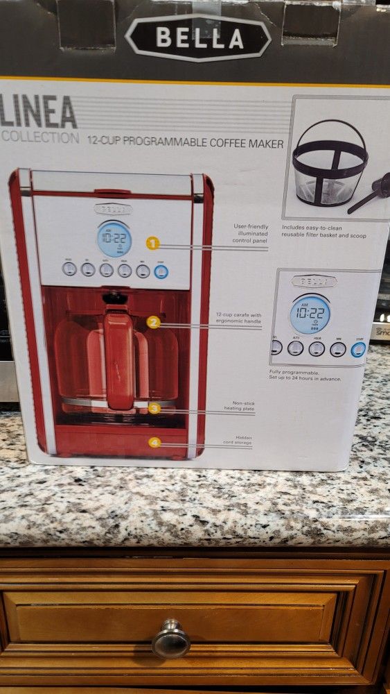 Bella Linea Collection 12-cup Programmable Coffee Maker