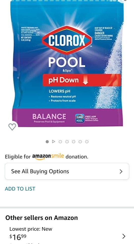 Clorox Pool Chlorinate - Clorox Ph Down