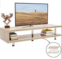 Elegant Media Center Wood Storage Console w/ Steel Frame/Coffee Table/Sofa Table/TV Stand for Home Office Thumbnail