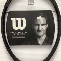 New Wilson Pro Staff RF97 V13 Roger Federer Autograph 4 1/4 Tennis Racquet Racket  Thumbnail