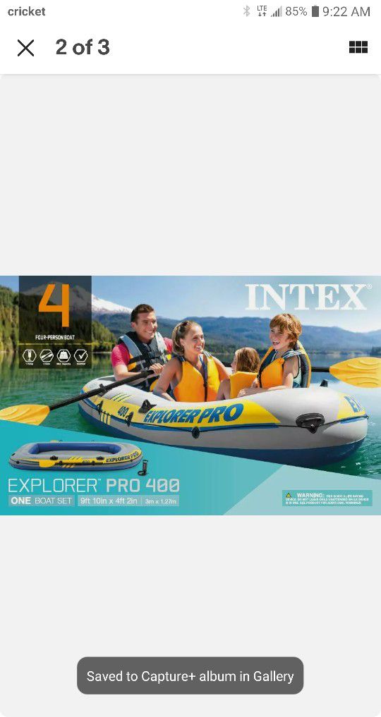 Inflatable boat 4 Persons