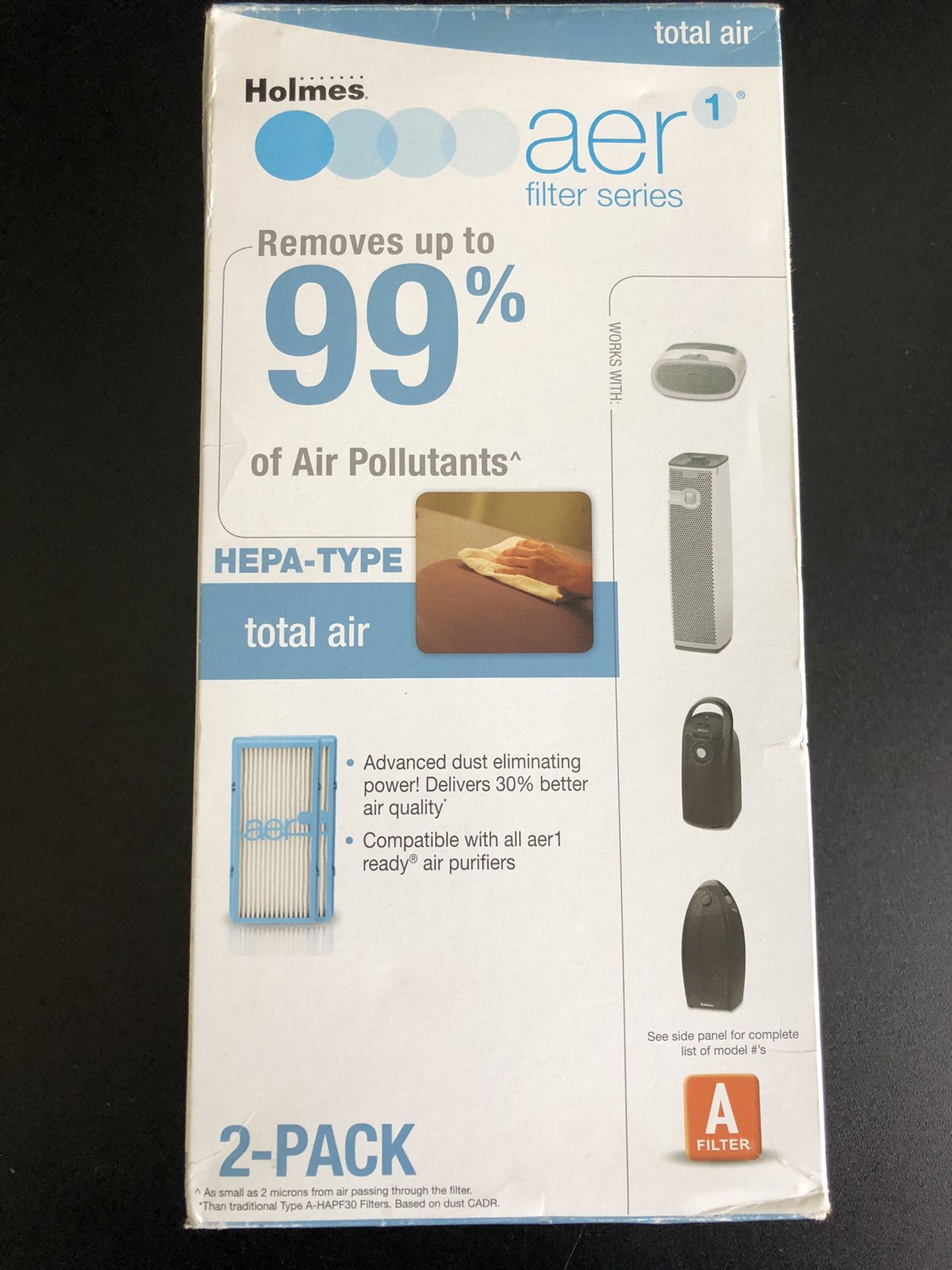 Holmes AER1 Total Air HEPA Type Filter 2 Pack