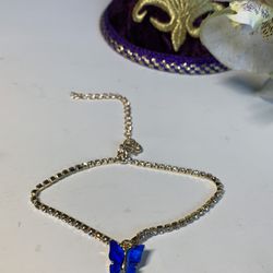 Women Luxury Crystal Chain Anklet Bracelet Beach Bar Thumbnail