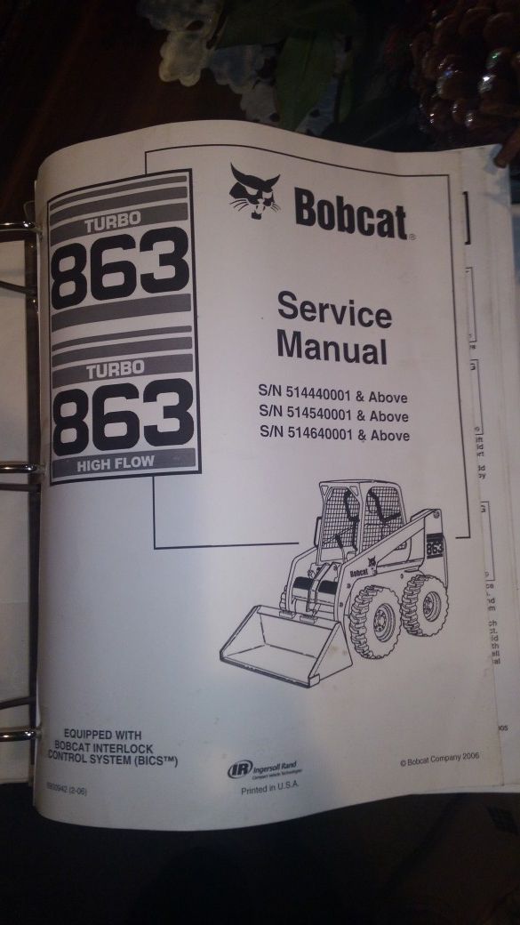 Bobcat service manual
