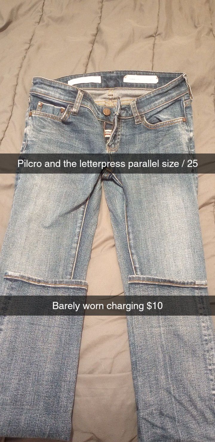 Pilcro And The Letterpress Parallel Size / 25 Jeans 